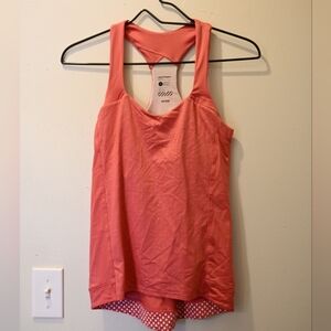 Bontrager Vella Pink Racerback Tank Top Back Pockets S Running Cycling Sports